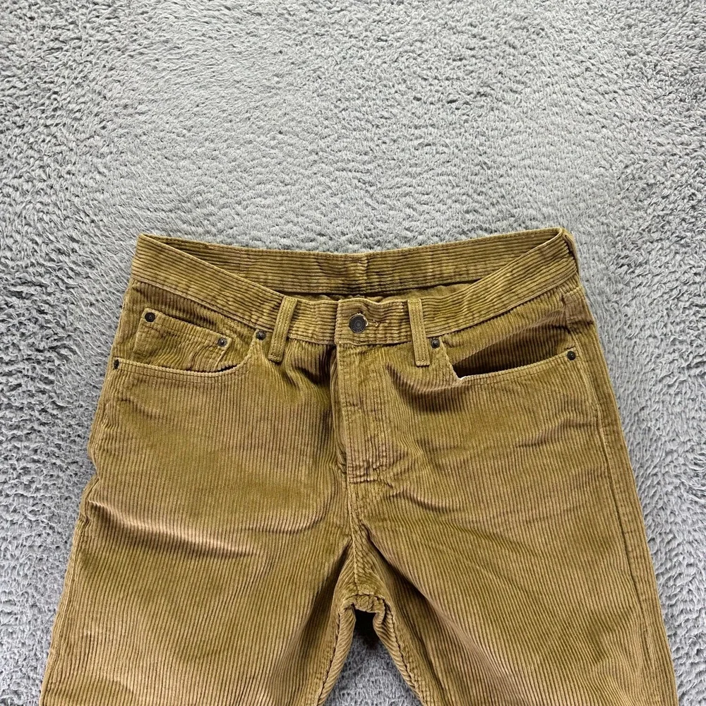 Levi's Pant Mens 33x30 Brown Cotton Corduroy Chino Straight Leg‎ Business Preppy